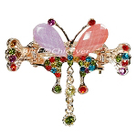 Haargreifer Schmetterling Haarspange Haarkneifer Haarklammer Metall & Strass lila rot gold 4863f Haargreifer Schmetterling Haarspange Haarkneifer Haarklammer Metall & Strass lila rot gold 4863f